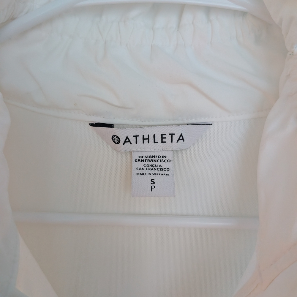 Athleta Advantage Poplin Windbreaker Jacket, Women's Size Small - Picture 4 of 9
